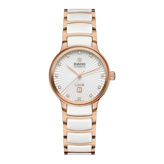 Rado Centrix Automatic Diamonds 30.5mm Automatic Ladies Watch White Rado Centrix Automatic Diamonds 30.5mm Automatic Ladies Watch White