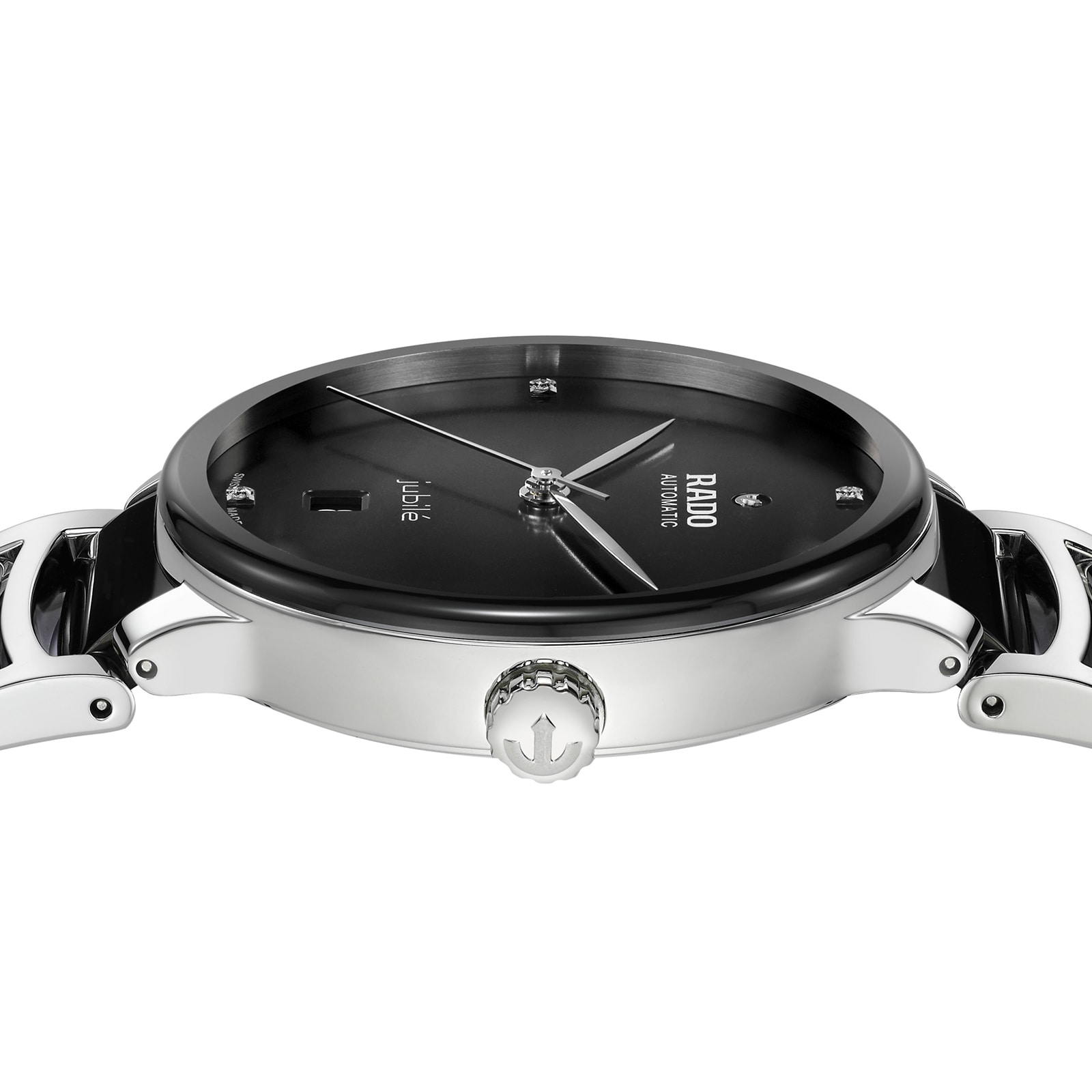 Rado Centrix 39.5mm Mens Watch Black