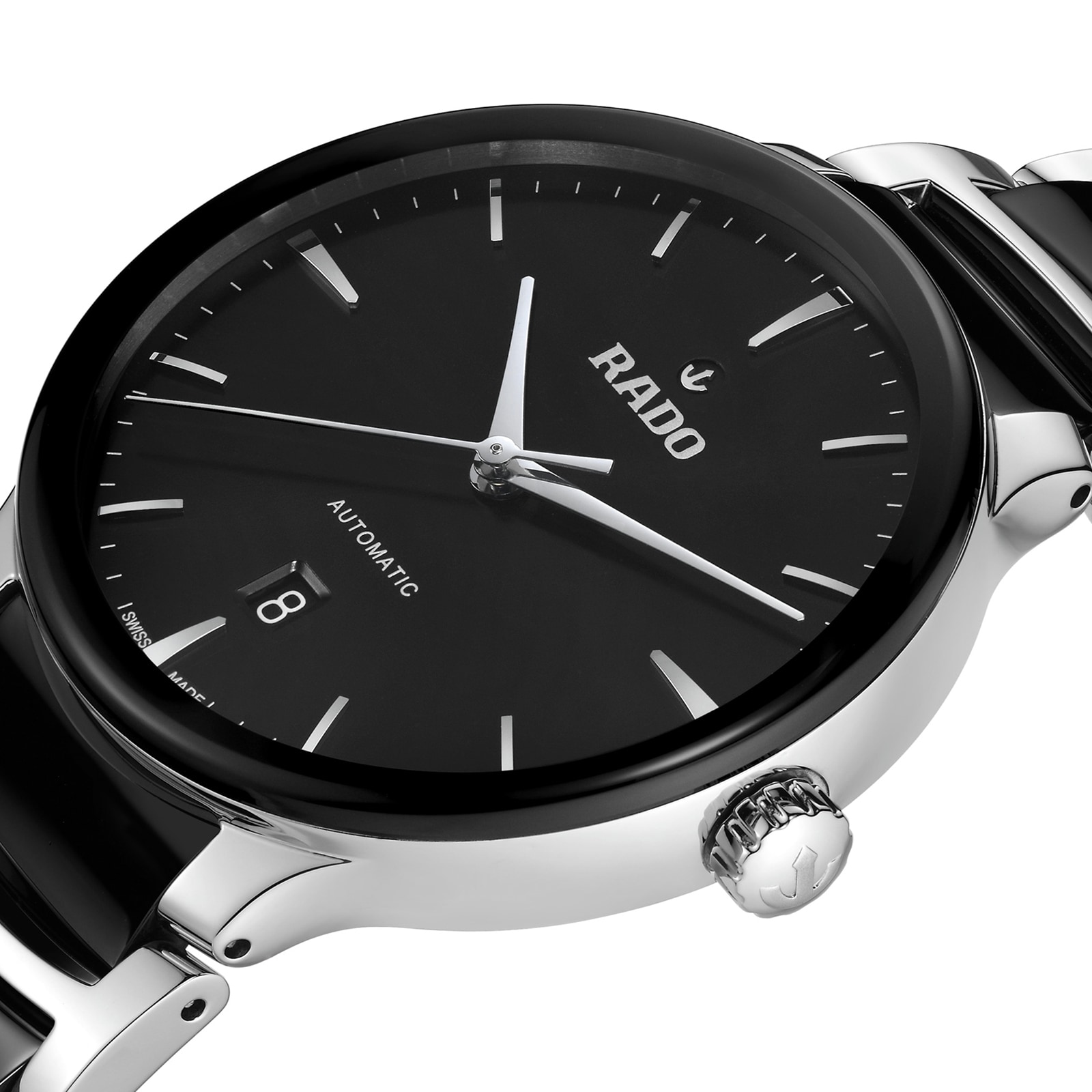 Rado black discount dial men's watch