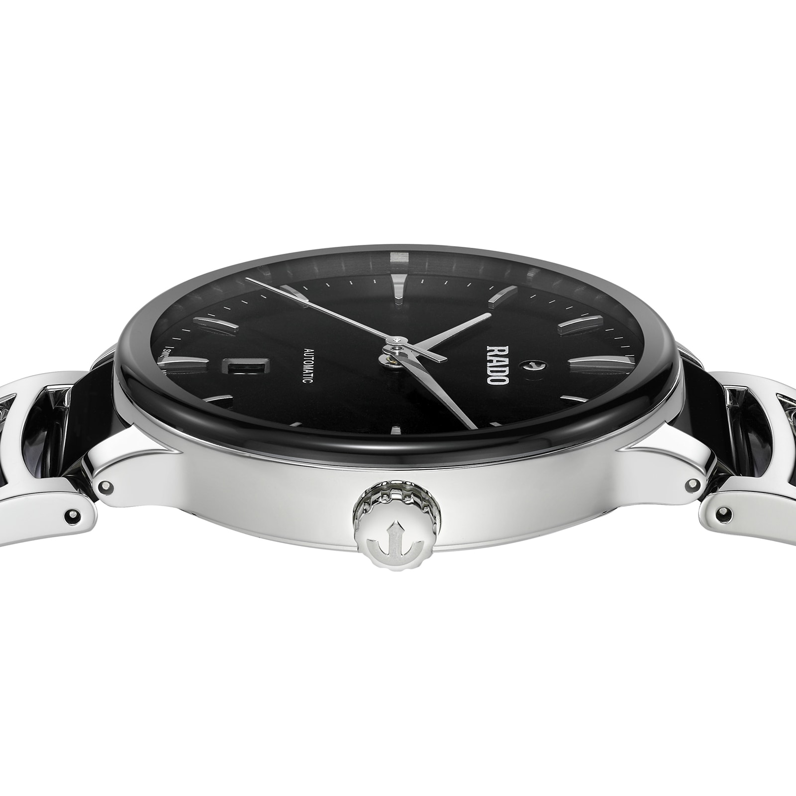 Rado black store stone watch