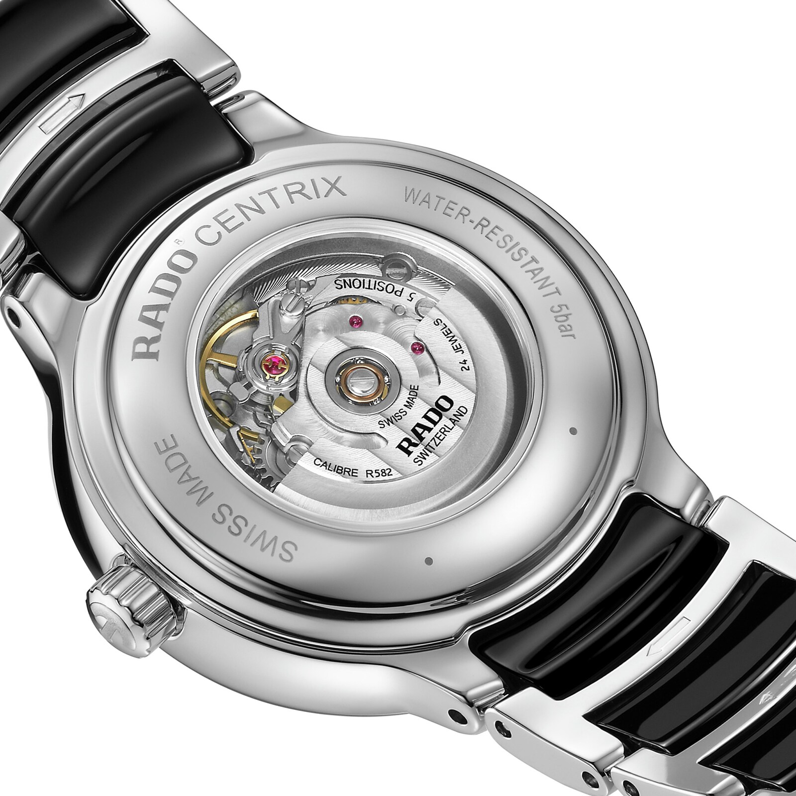 Rado Centrix 30.5mm Unisex Watch Black