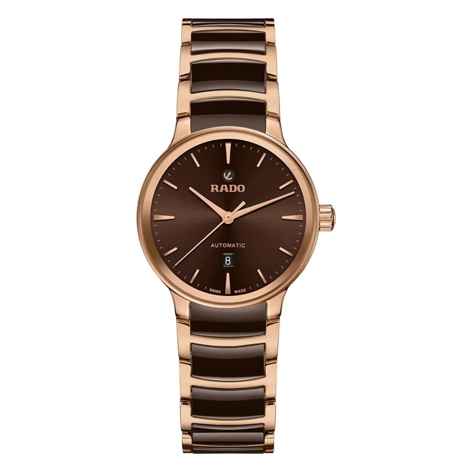 Rado Centrix Automatic 30.5mm Ladies Watch Brown R30019302 | Watches Of ...