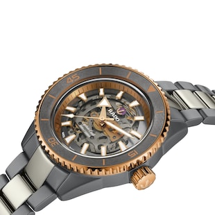 Rado Captain Cook High-Tech Ceramic Skeleton 43mm Mens Watch