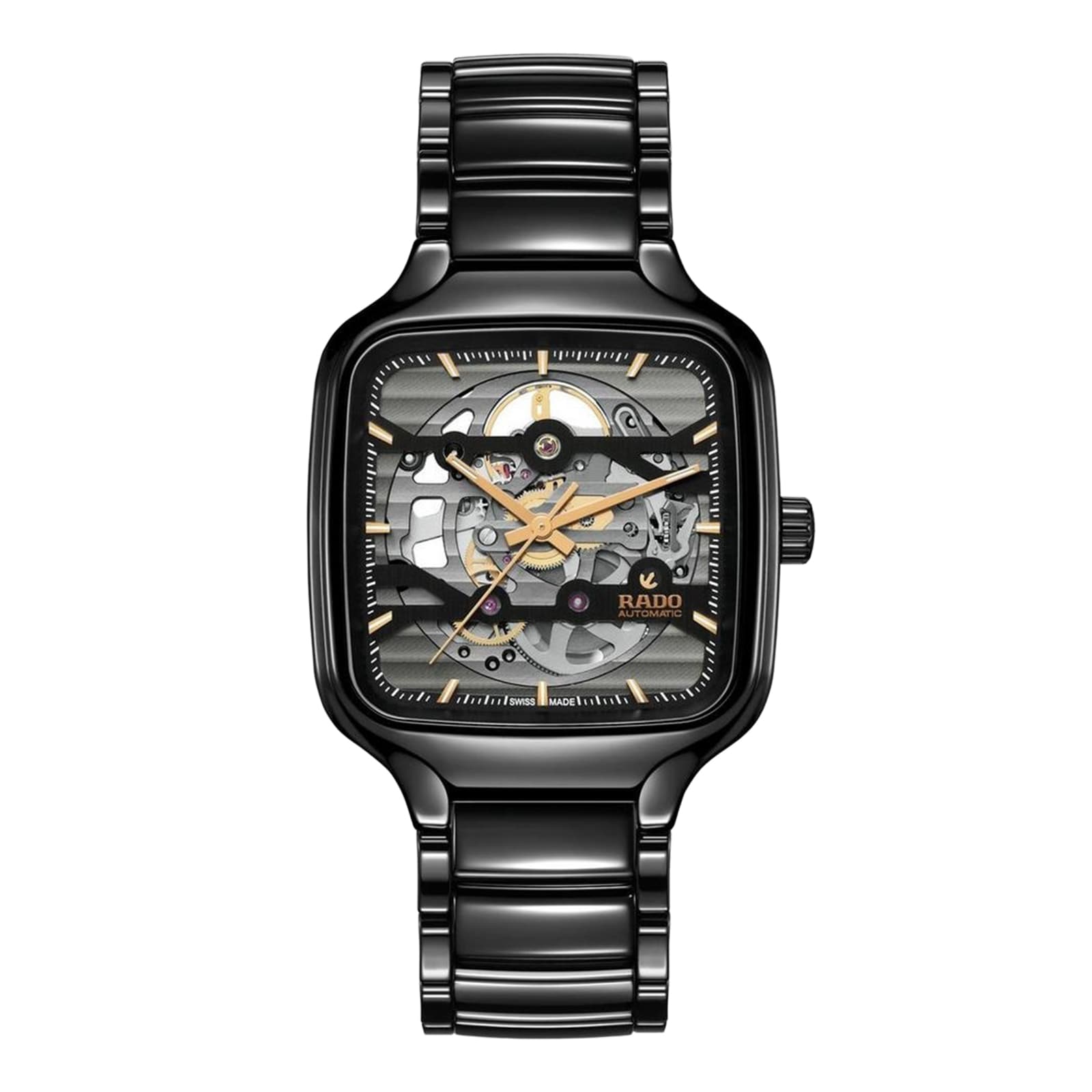 Rado True Square Automatic Skeleton 38mm Unisex Watch R27124162 Watches Of Switzerland UK