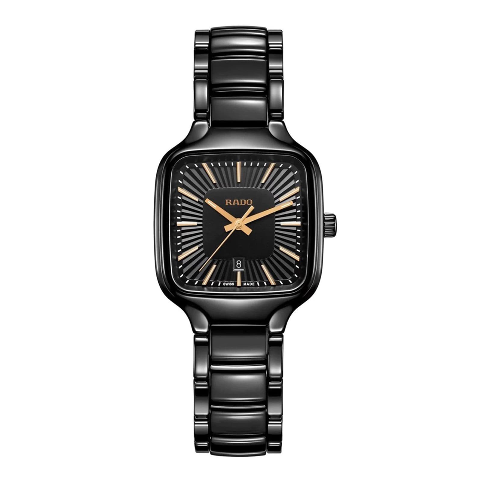 Rado women's black ceramic watch hotsell