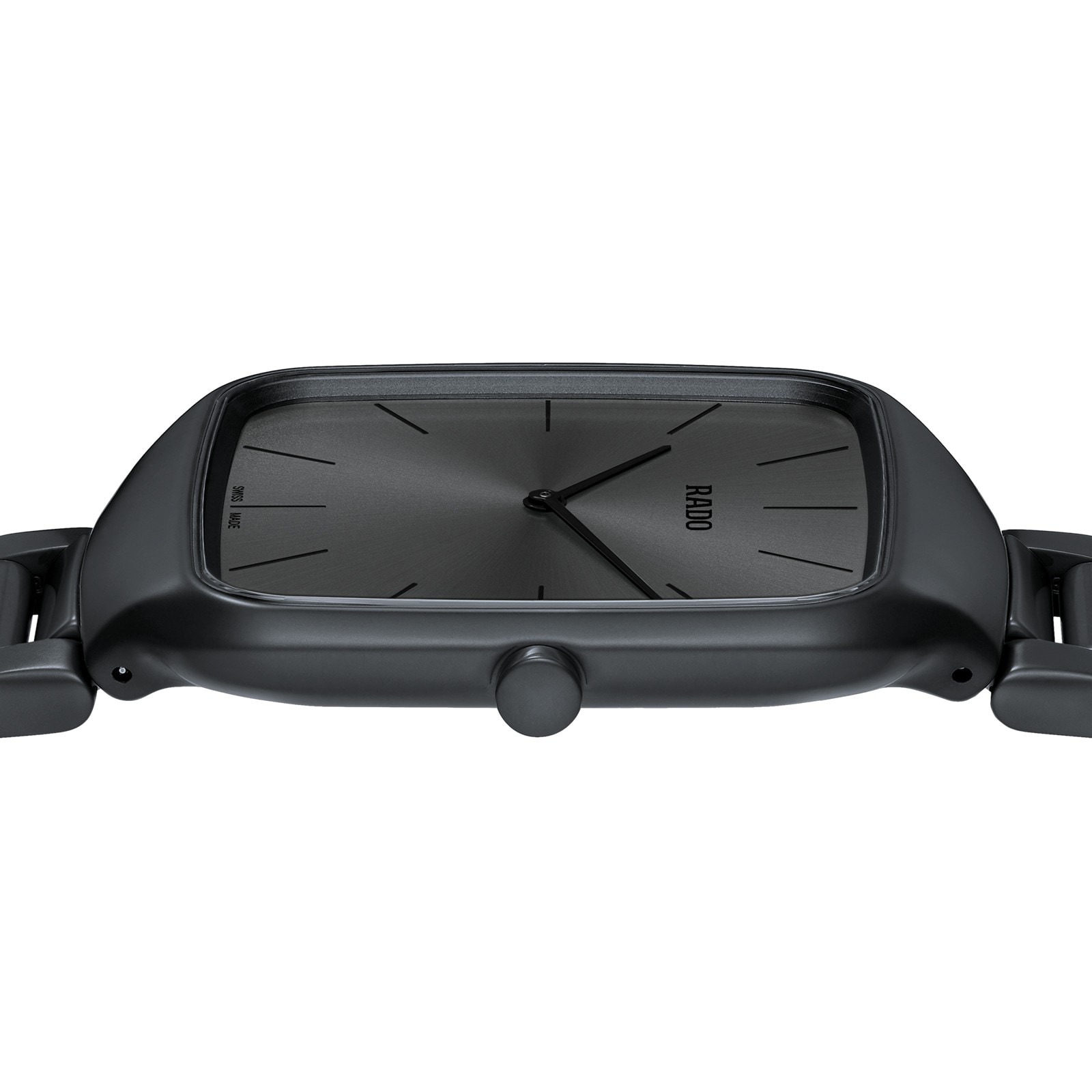 Rado True Square Thinline X Les Couleurs Le Corbusier Limited Edition 37mm Unisex Watch Black