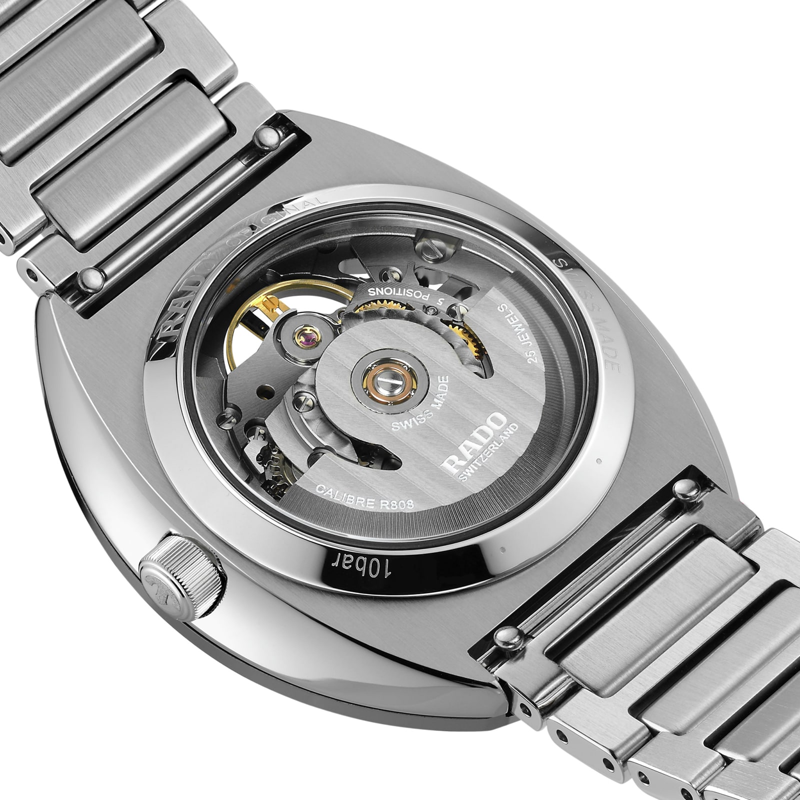 Rado DiaStar Original Skeleton 38mm Unisex Watch R12162153 Watches Of Switzerland UK