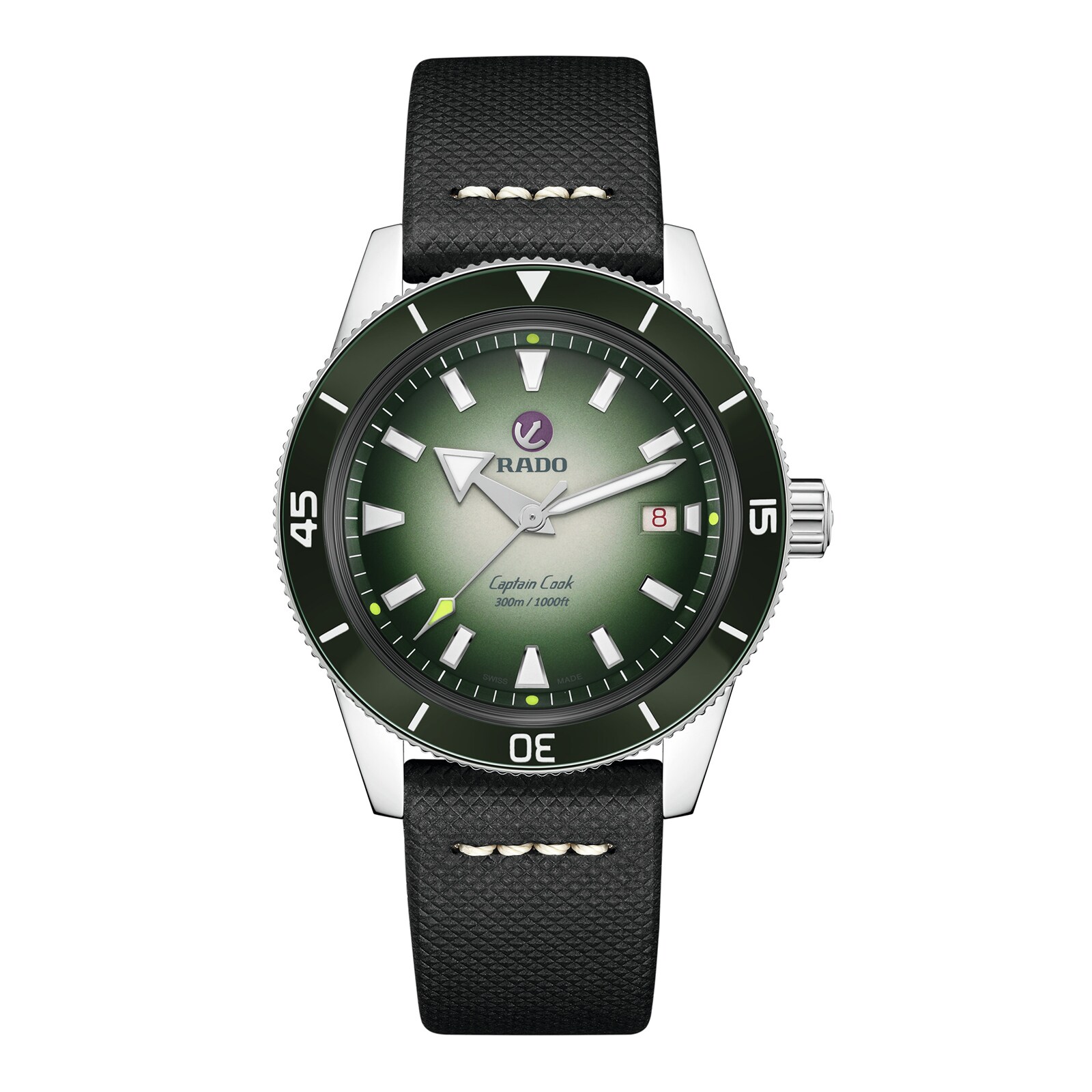 Rado Captain Cook X Cameron Norrie Limited Edition 42mm Mens Watch 3 Strap Set