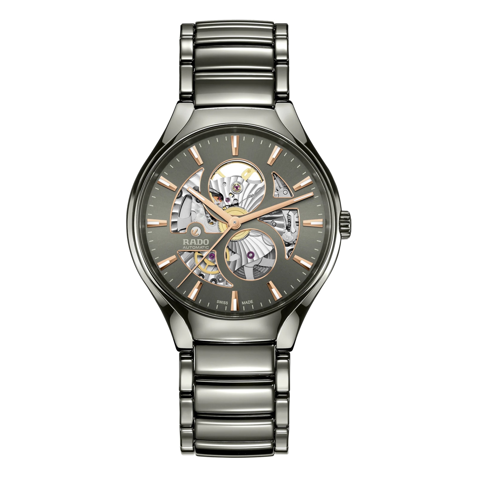 Rado True Round Automatic Open Heart 40mm Mens Watch Rado True Round Automatic Open Heart 40mm Mens Watch