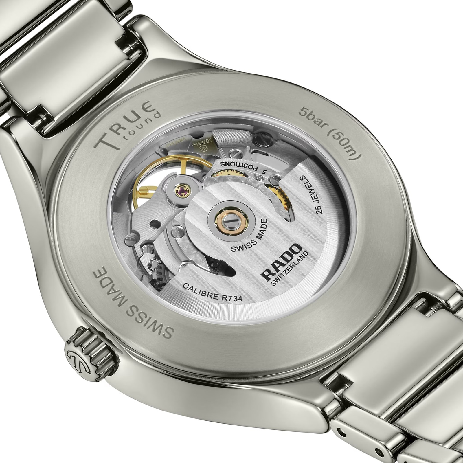 Rado True Round Automatic Open Heart 40mm Mens Watch Rado True Round Automatic Open Heart 40mm Mens Watch
