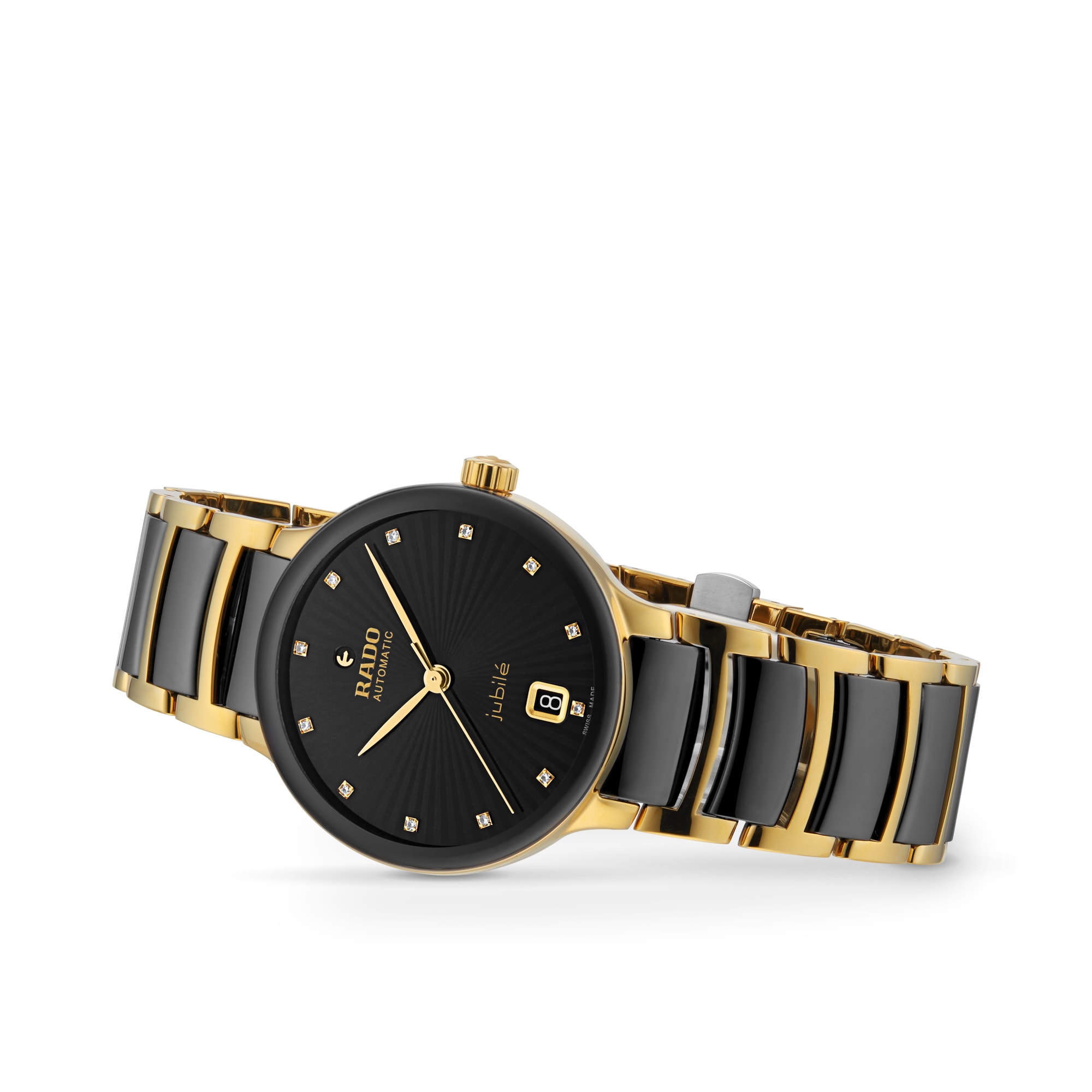 Rado jubile black and gold hotsell