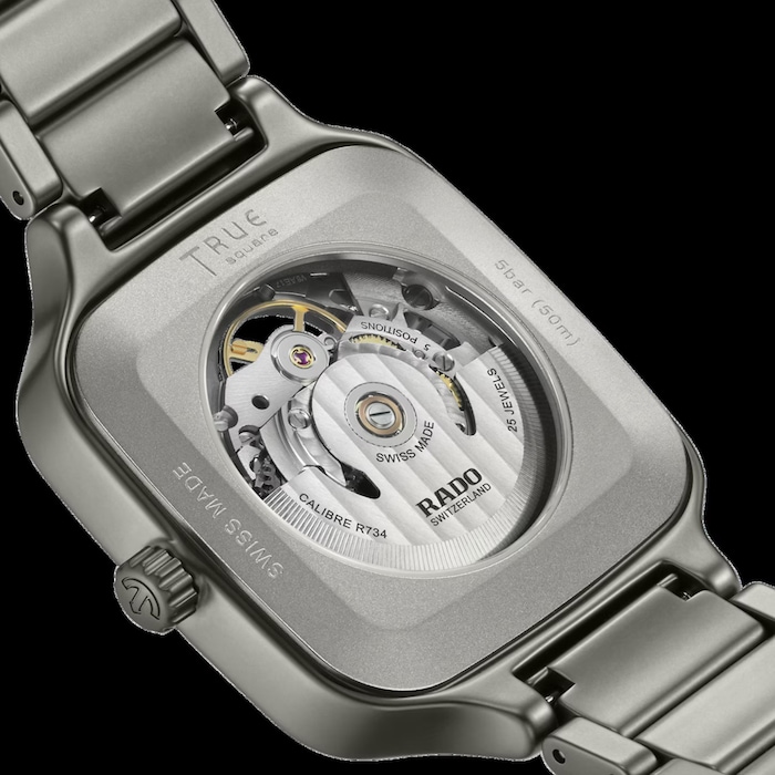 Rado True Square Automatic Skeleton 38mm Unisex Watch