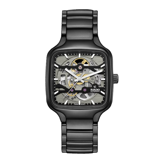 Rado True Square Automatic Skeleton 38mm Unisex Watch