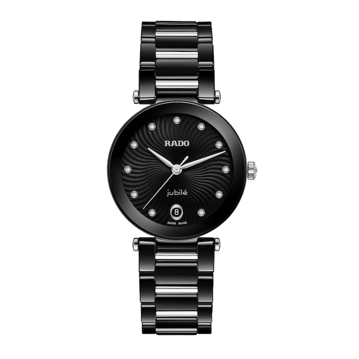 Rado LaCoupole Diamonds 31mm Ladies Watch Black