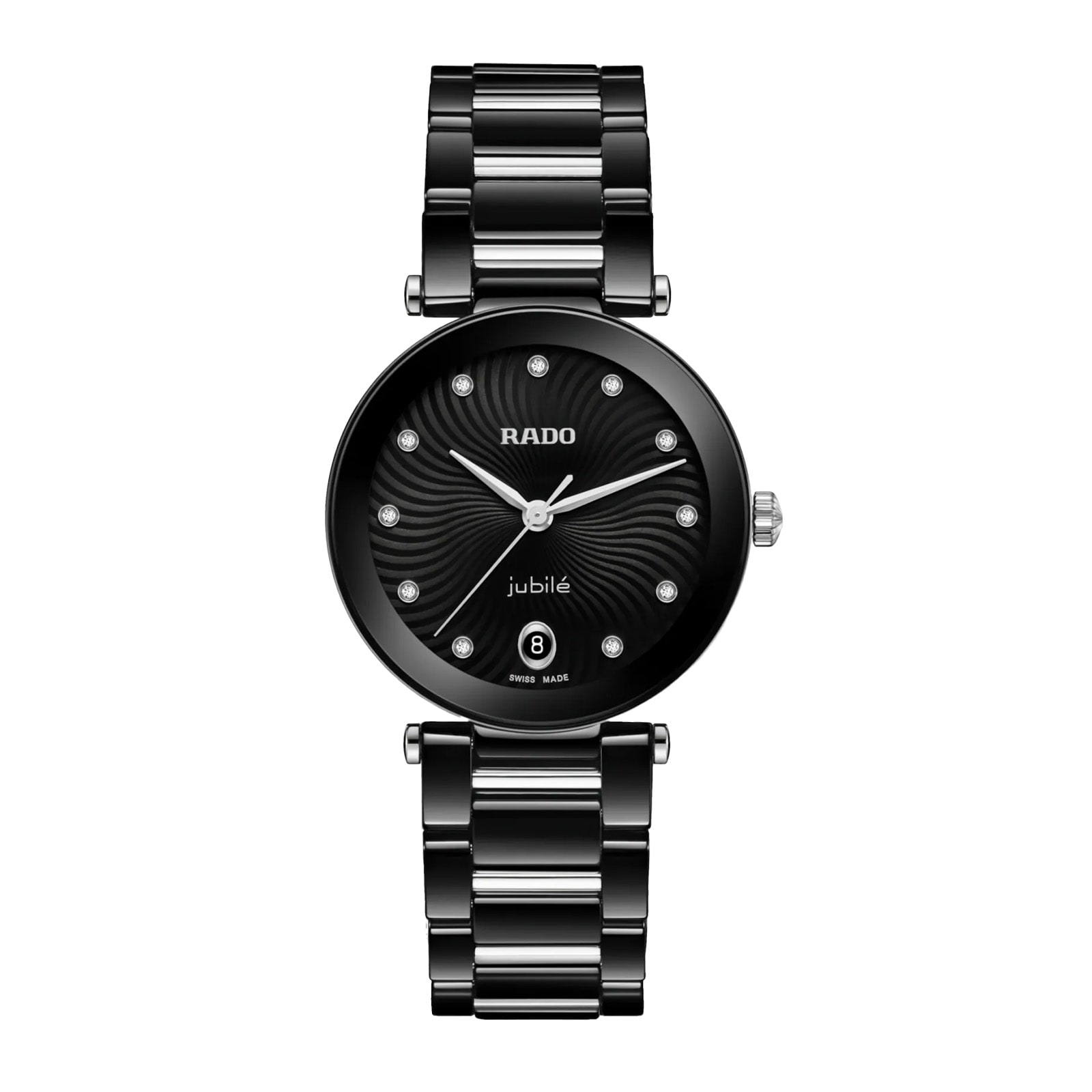 Rado LaCoupole Diamonds 31mm Ladies Watch Black