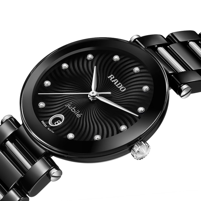 Rado LaCoupole Diamonds 31mm Ladies Watch Black