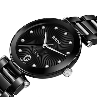 Rado LaCoupole Diamonds 31mm Ladies Watch Black