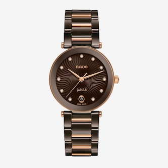 Rado LaCoupole Diamonds 31mm Ladies Watch Brown Rado LaCoupole Diamonds 31mm Ladies Watch Brown