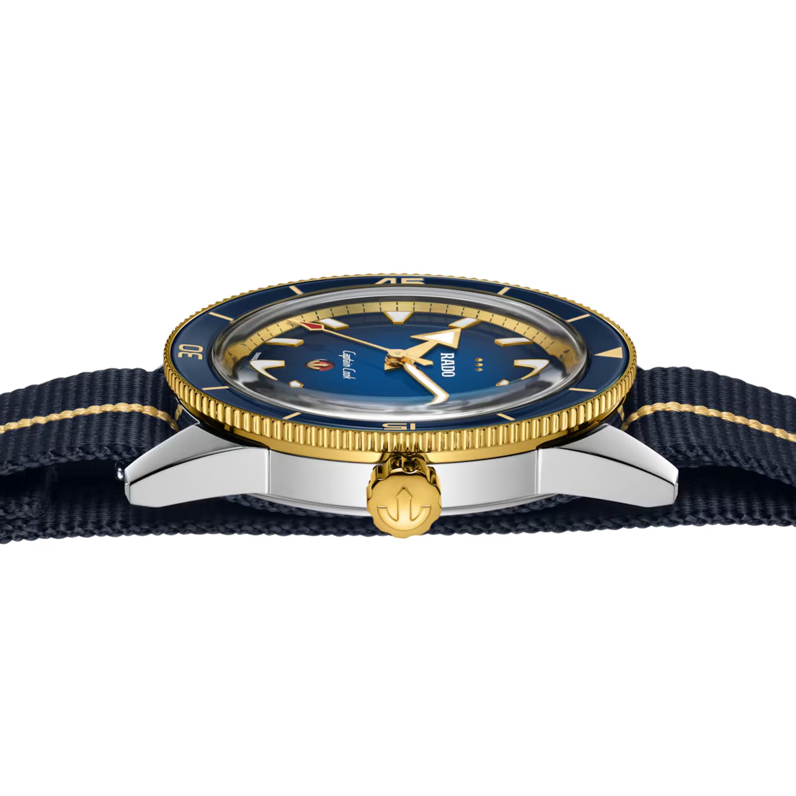 Rado Captain Cook X European Cricket Special Edition 42mm Mens Watch Blue Rado Captain Cook X European Cricket Special Edition 42mm Mens Watch Blue