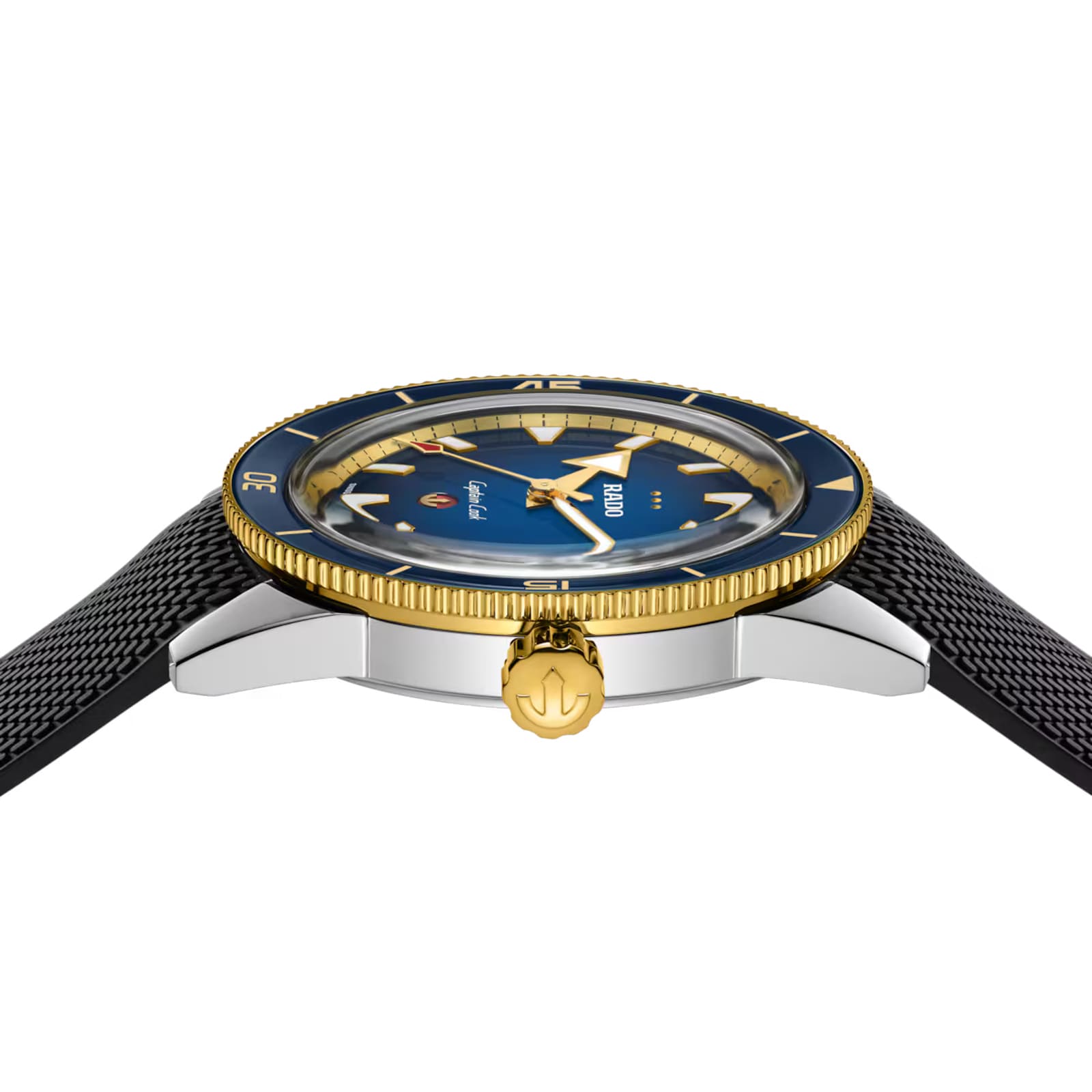 Rado Captain Cook X European Cricket Special Edition 42mm Mens Watch Blue Rado Captain Cook X European Cricket Special Edition 42mm Mens Watch Blue