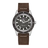 Rado Captain Cook Automatic Brown Leather Strap 42mm Mens Watch