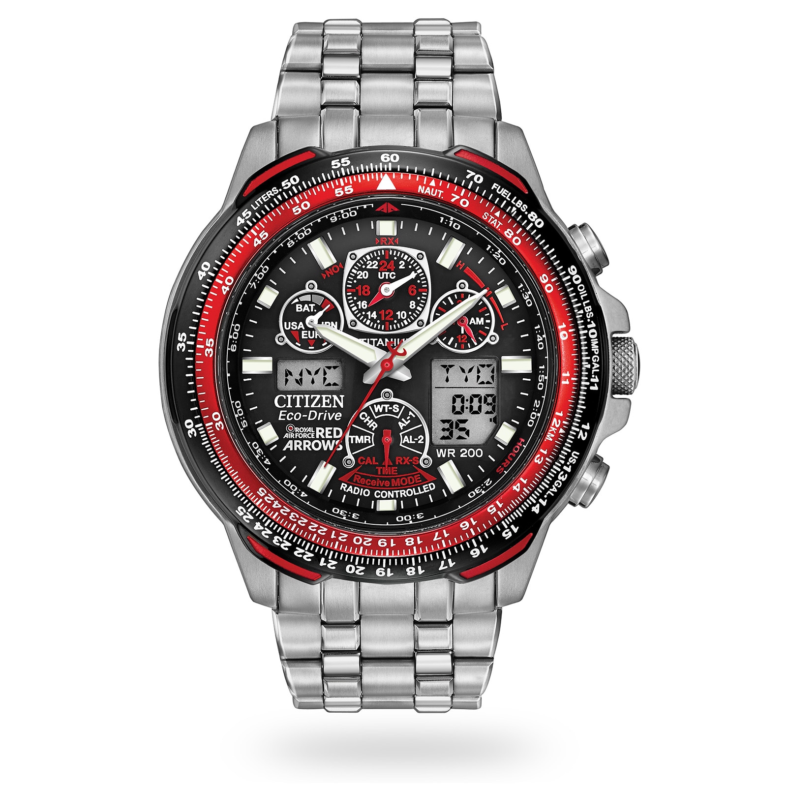 Citizen Eco-Drive Gents Red Arrows Skyhawk A.T Watch JY0110-55E