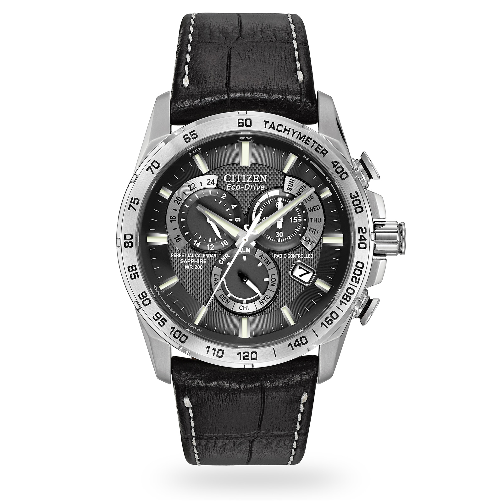 Citizen Eco Drive Perpetual Calendar Mens Watch AT4000 02E