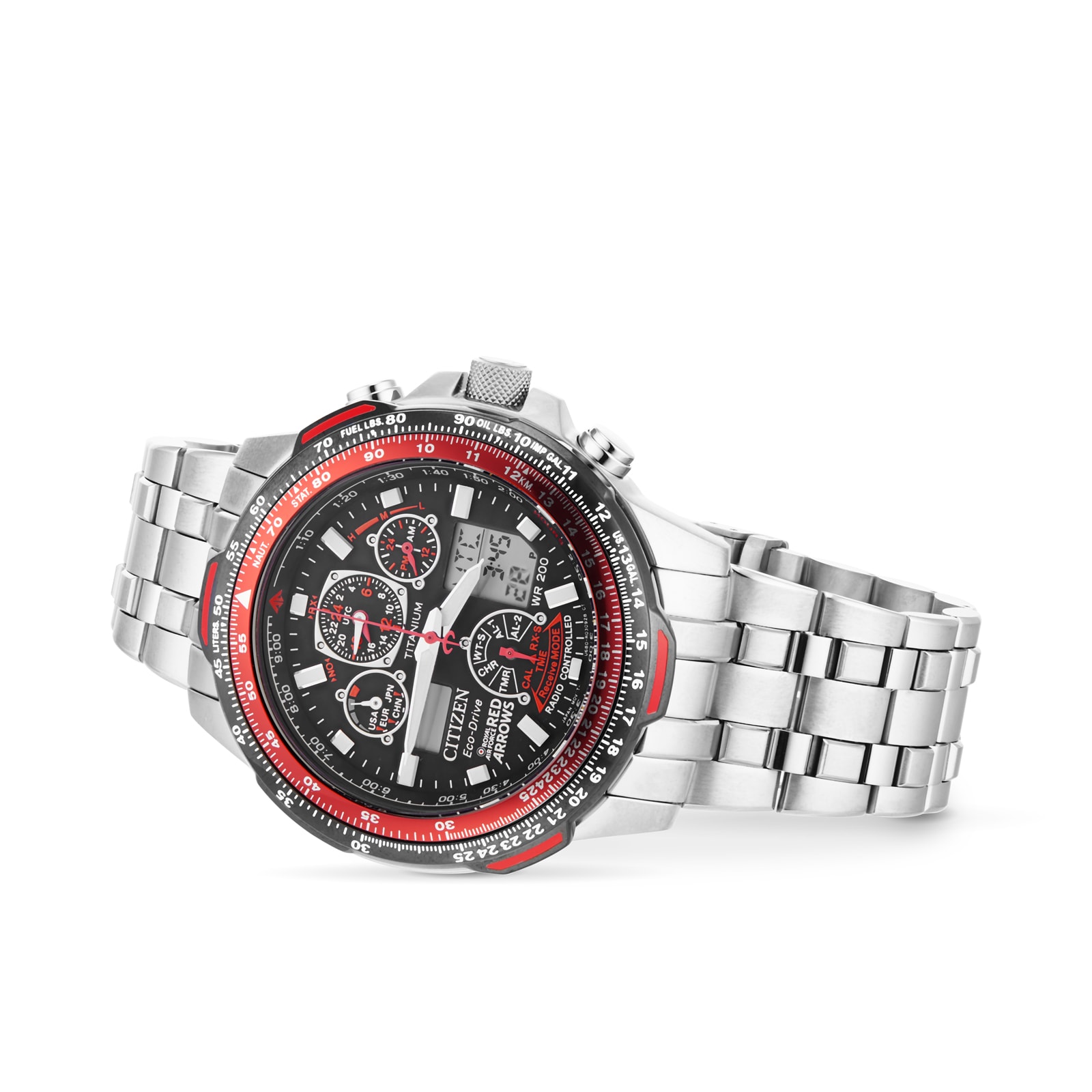Citizen Red Arrows Skyhawk A.T Super Titanium™ 47mm Mens Watch Citizen Red Arrows Skyhawk A.T Super Titanium™ 47mm Mens Watch