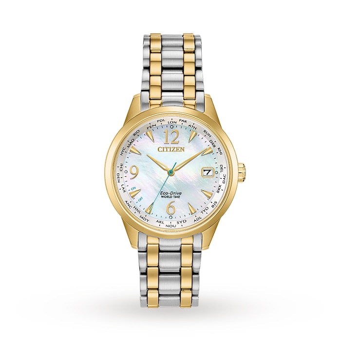 Citizen Eco-Drive Ladies World Time Perpetual Watch