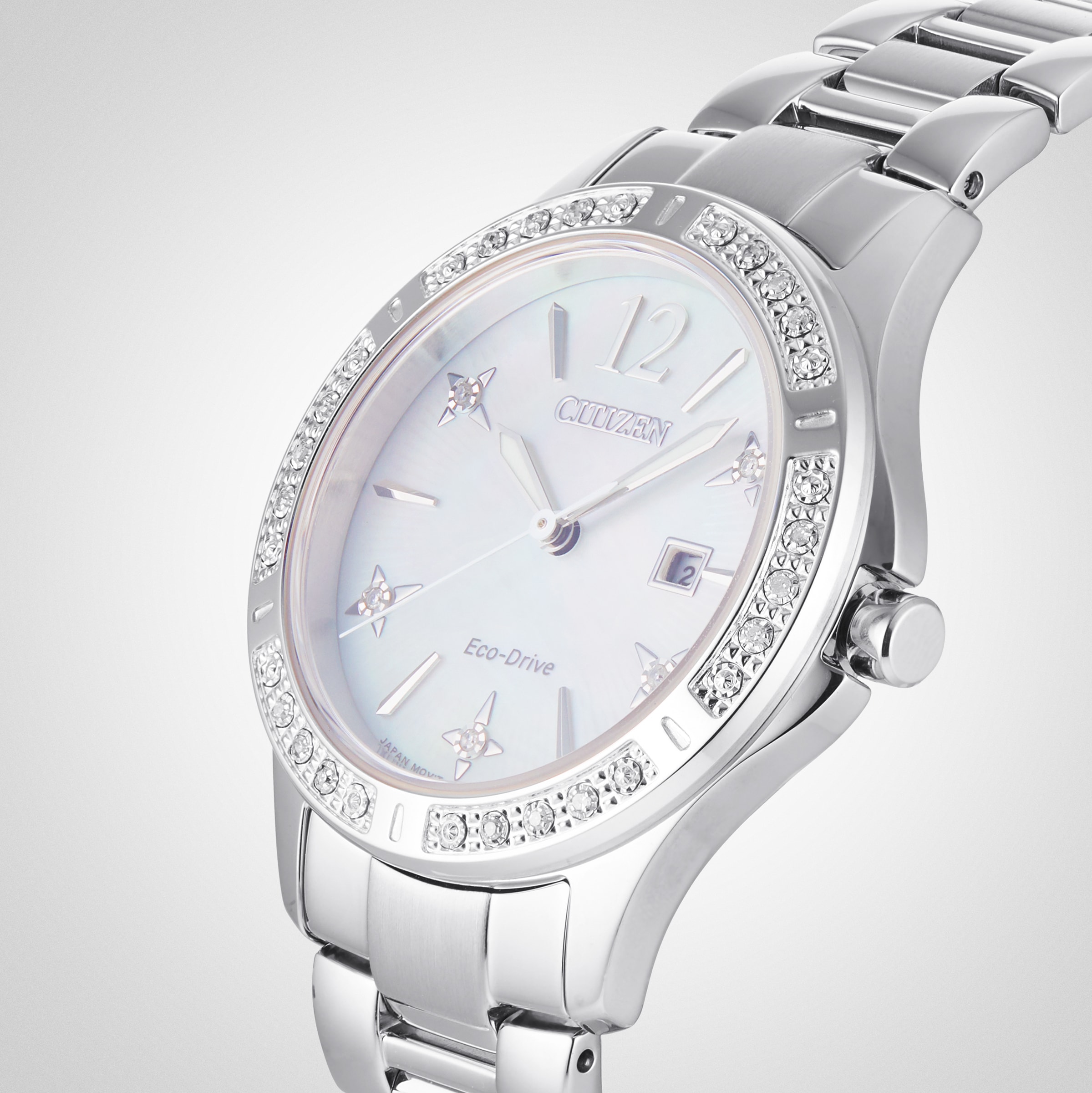 Diamond Eco Drive Ladies Watch