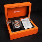 Citizen Promaster Bullhead Racing Chronograph Limited Edition 45mm Mens Watch Orange