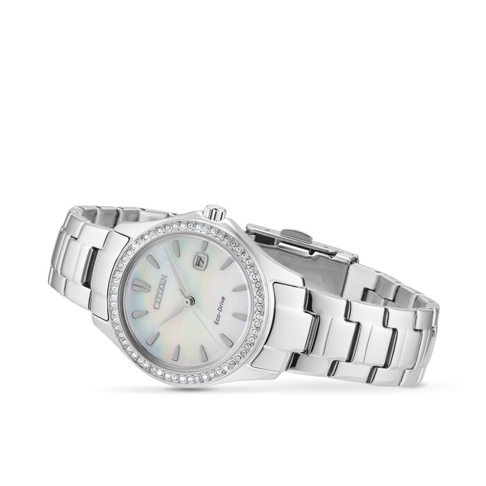 Citizen Silhouette Crystal 30mm Ladies Watch - Set