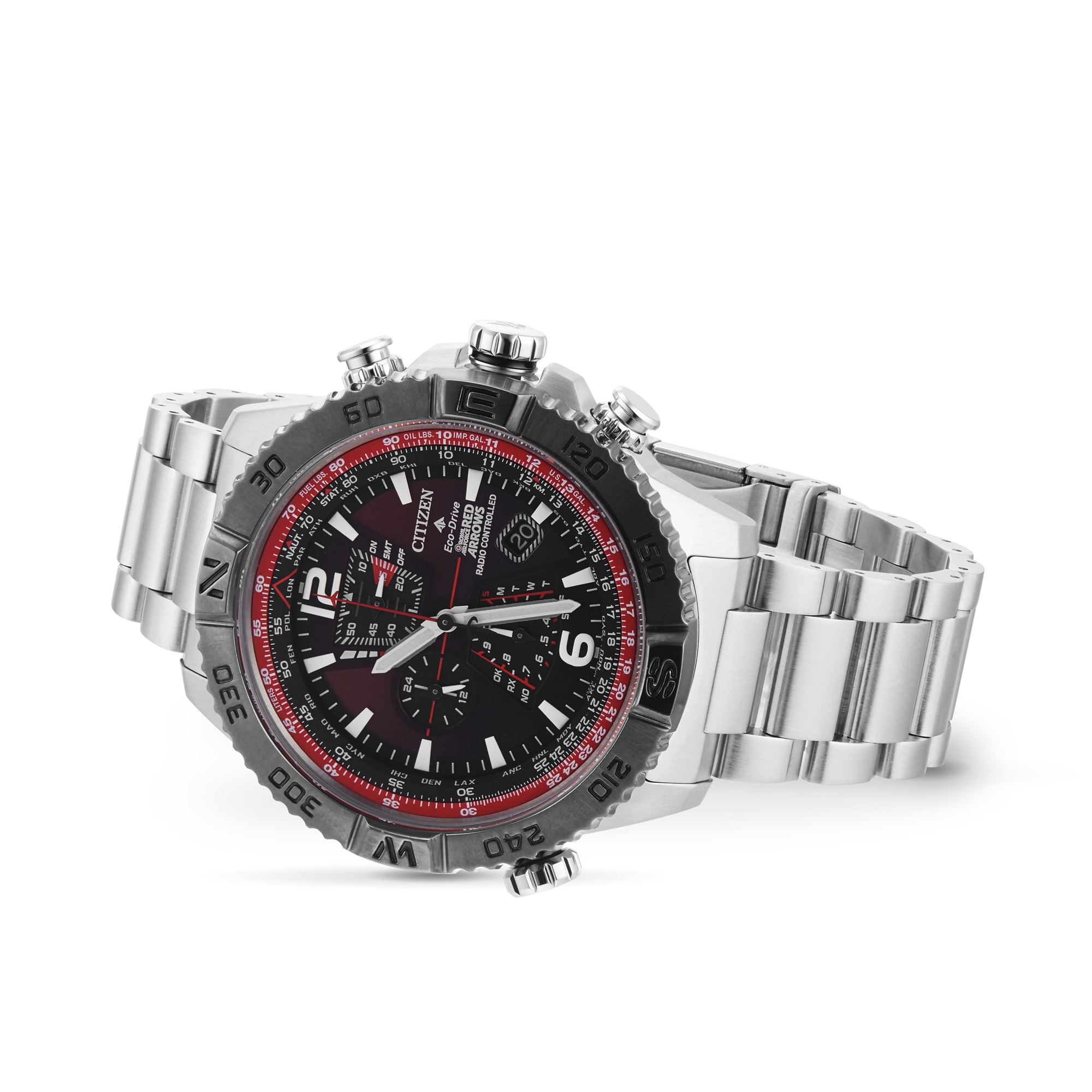 Citizen red arrows hot sale men's bracelet watch