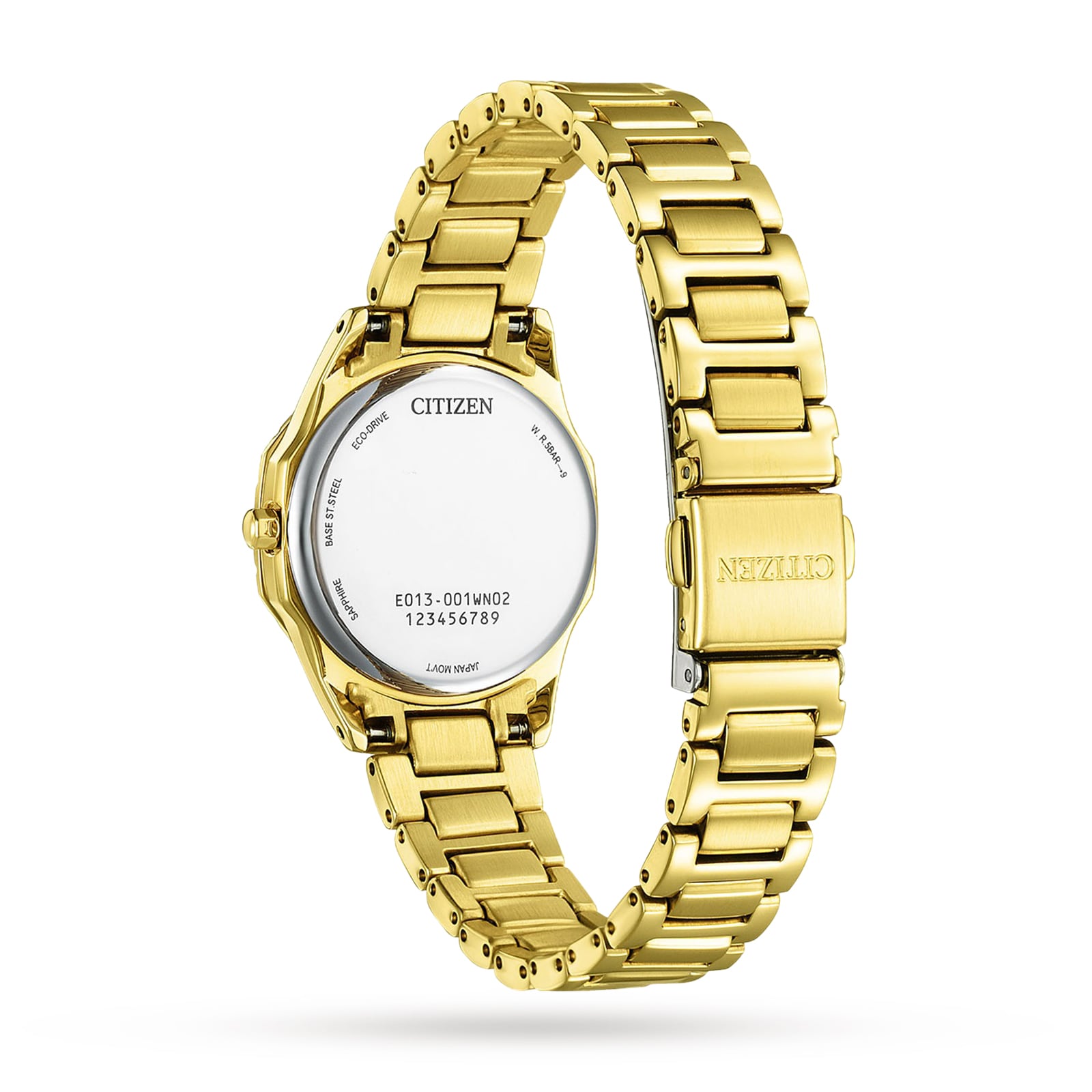 Citizen eco drive gold best sale diamond watch