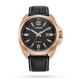 Citizen Sport Mens Watch Rose Gold