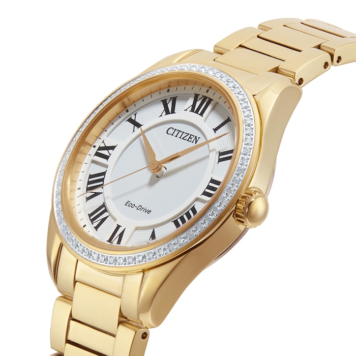 Citizen Arezzo White Dial Stainless Steel Bracelet 32mm