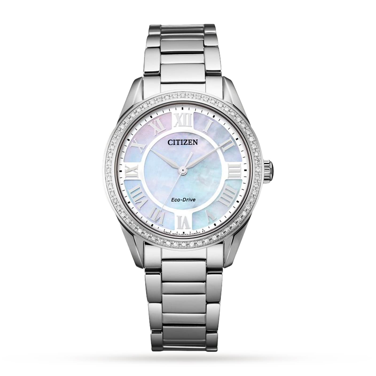 Arezzo White Dial Stainless Steel Bracelet 32mm