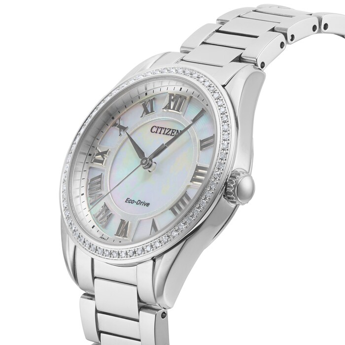 Citizen Arezzo White Dial Stainless Steel Bracelet 32mm