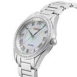 Citizen Arezzo White Dial Stainless Steel Bracelet 32mm