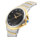 Citizen Ceci Black Dial Stainless Steel Bracelet 32mm