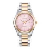 Citizen 33mm Ladies Diamond Watch Mother Of Pearl Pink