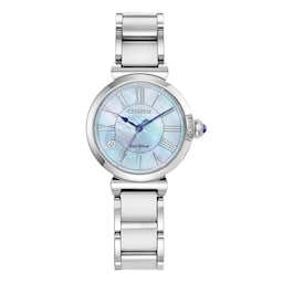 17691313 - L Mae 30mm Ladies Watch Mother Of Pearl Silver