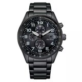 Citizen Eco-Drive Chronograph 43mm Exclusive Mens Watch Black