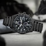 Citizen Eco-Drive Chronograph 43mm Exclusive Mens Watch Black