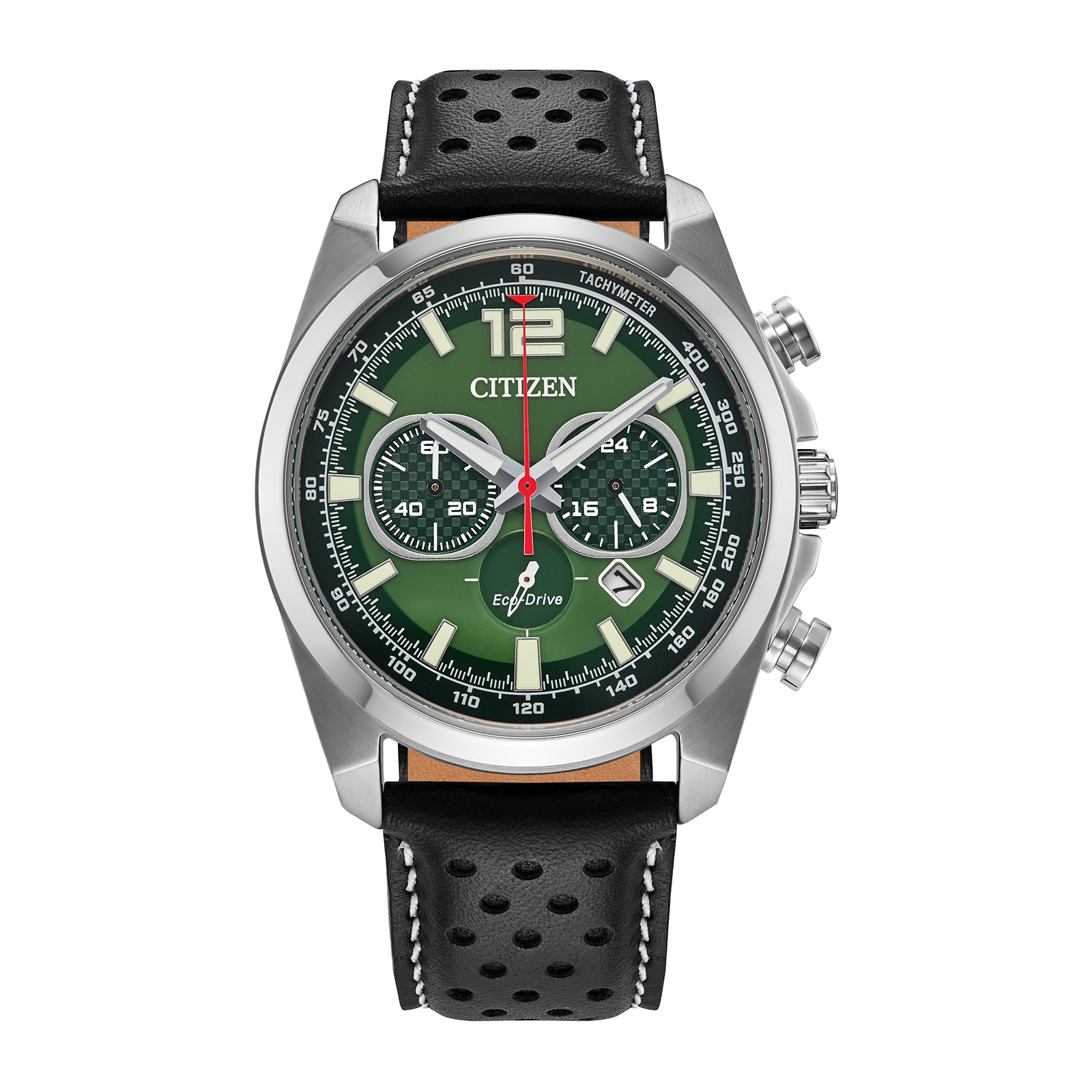Citizen Eco-Drive 42mm Exclusive Mens Watch Green