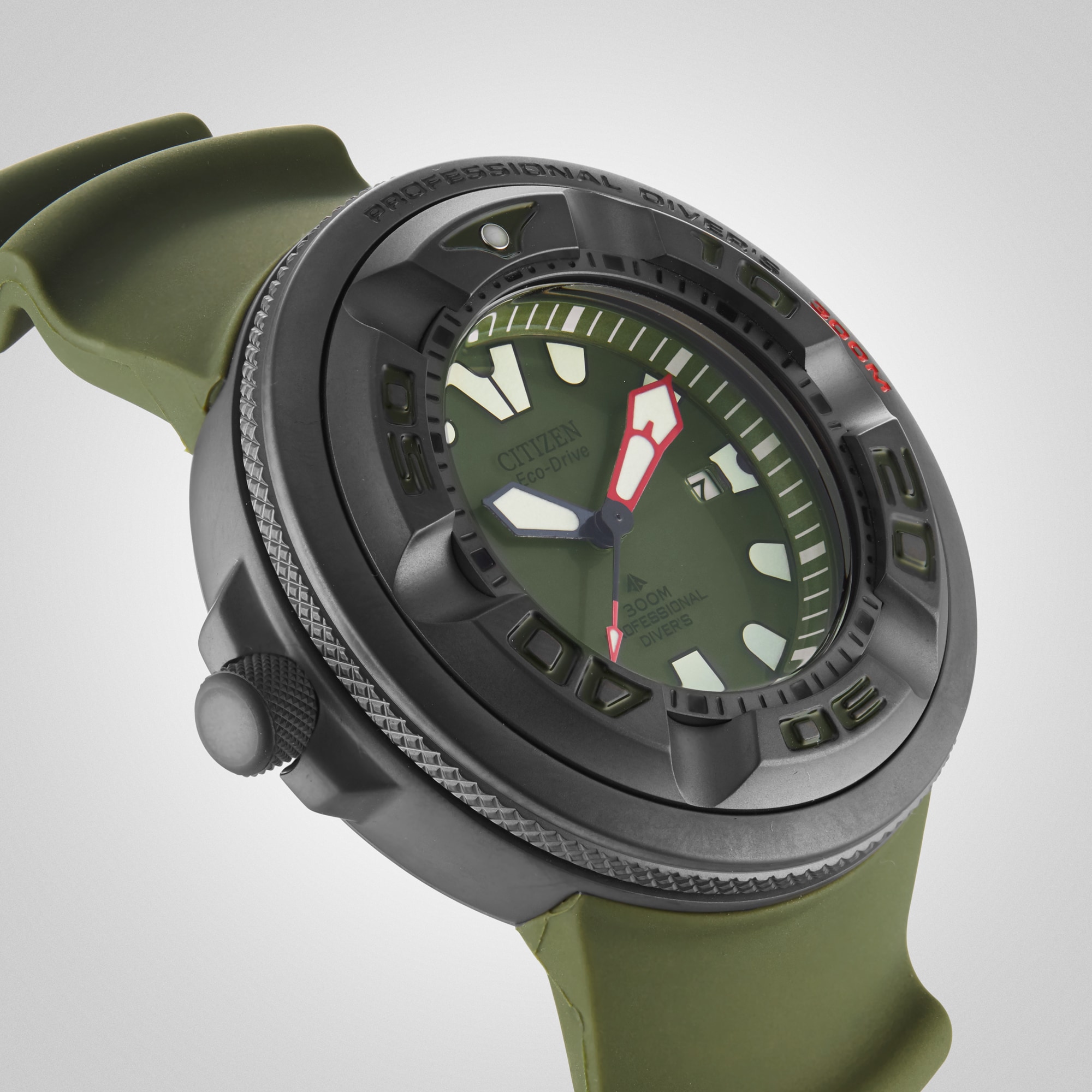 Promaster Diver 'Ecozilla' 48mm Mens Watch - Khaki