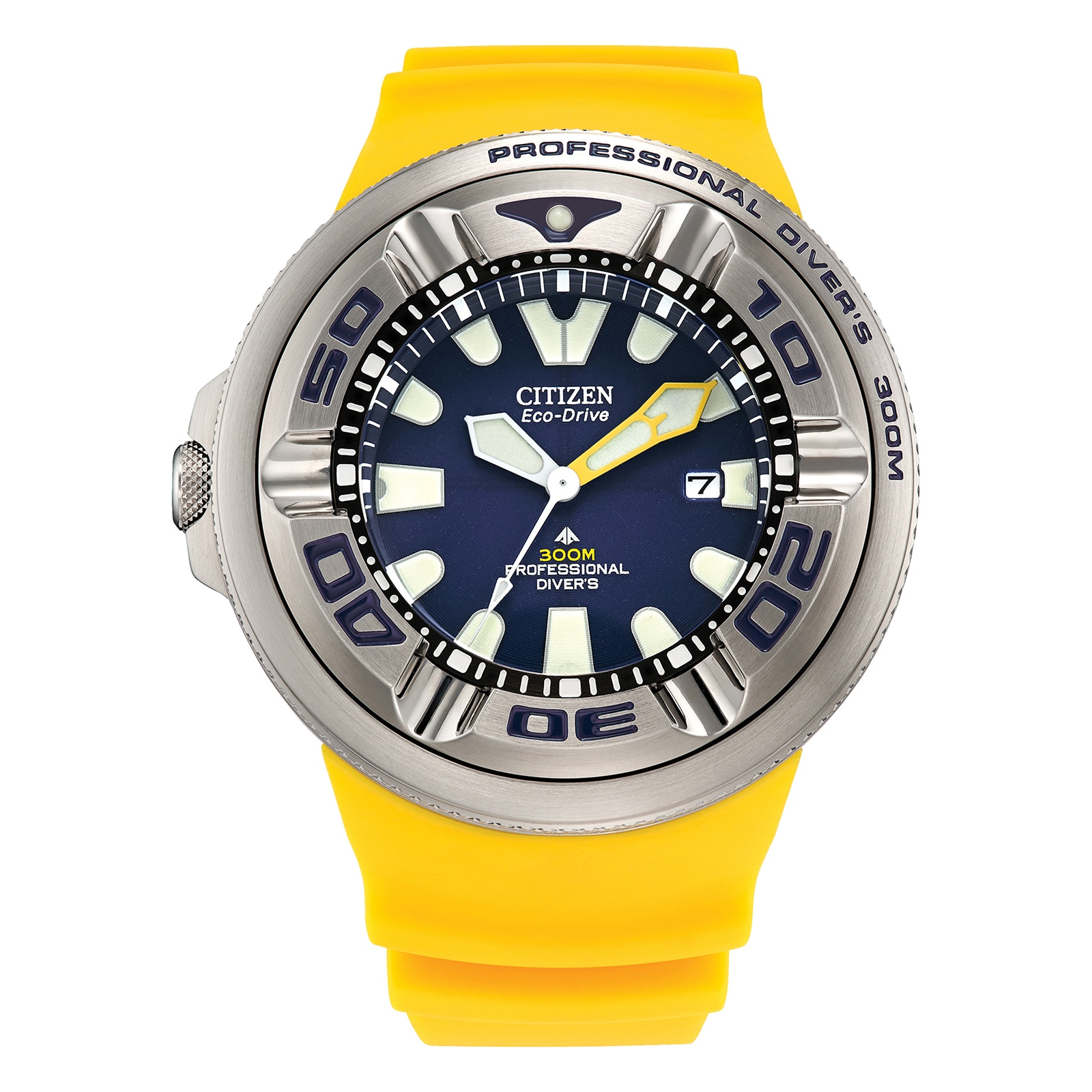 Citizen Promaster Diver 'Ecozilla' 48mm Mens Watch - Yellow Citizen Promaster Diver 'Ecozilla' 48mm Mens Watch - Yellow