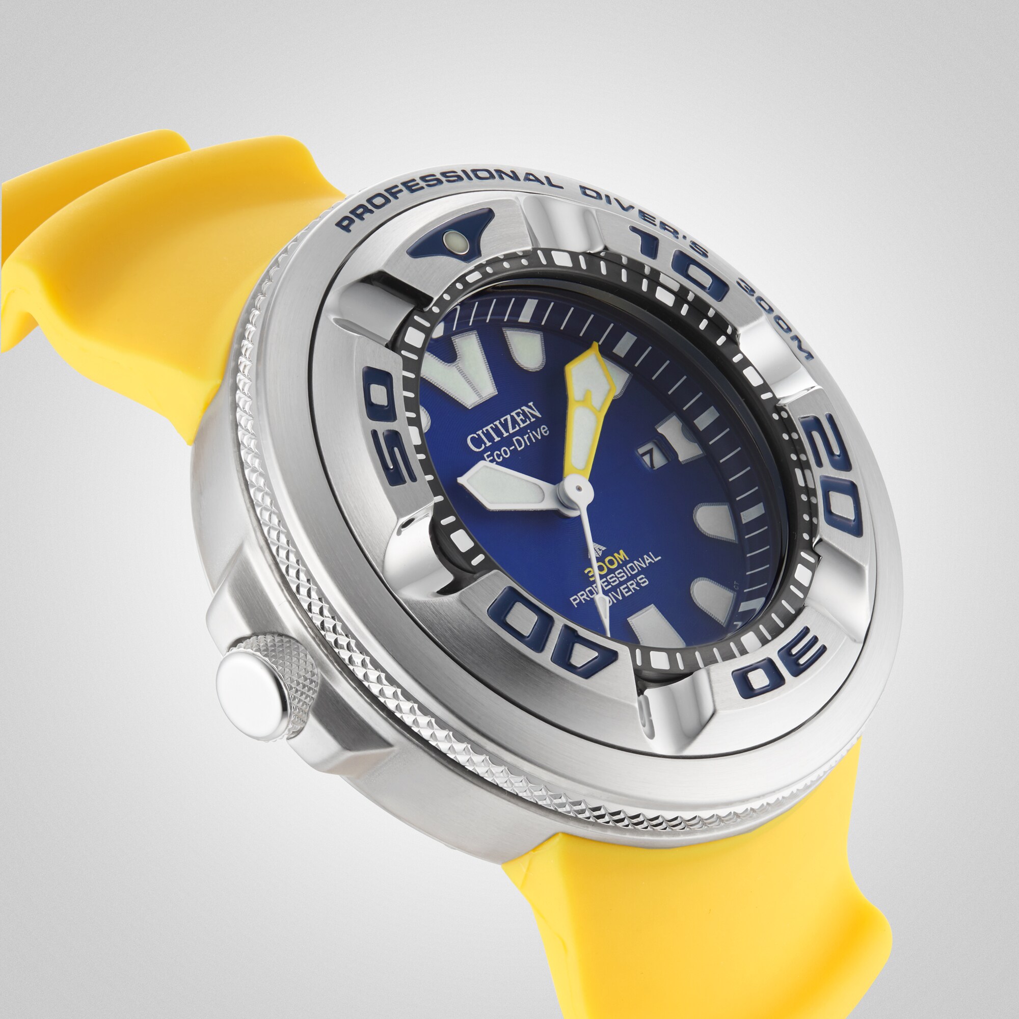 Citizen Promaster Diver 'Ecozilla' 48mm Mens Watch - Yellow Citizen Promaster Diver 'Ecozilla' 48mm Mens Watch - Yellow
