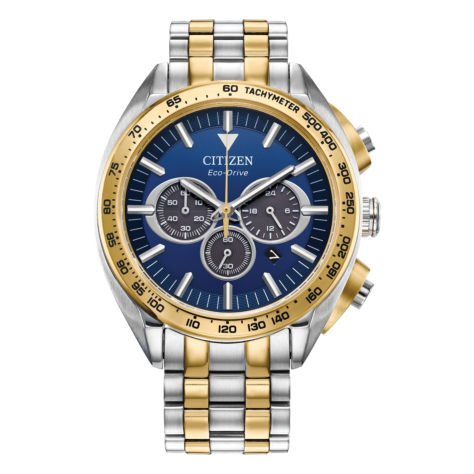 Chronograph 43mm Mens Watch - PVD Gold