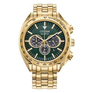 Citizen Chronograph 43mm Mens Watch - PVD Gold